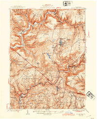 Eagles Mere 1932 topographic map thumbnail