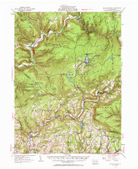 Eagles Mere 1953 topographic map thumbnail