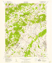 East Greenville 1956 topographic map thumbnail
