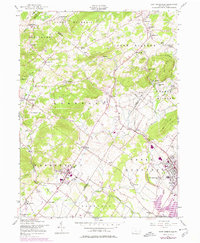 East Greenville 1956 topographic map thumbnail