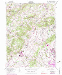 East Greenville 1956 topographic map thumbnail