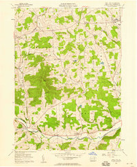 East Troy 1957 topographic map thumbnail