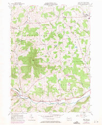 East Troy 1957 topographic map thumbnail