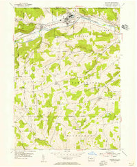 Elkland 1954 topographic map thumbnail