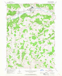 Elkland 1954 topographic map thumbnail