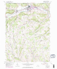 Elkland 1954 topographic map thumbnail
