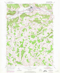 Elkland 1954 topographic map thumbnail