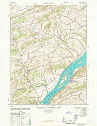 Dalmatia 1947 topographic map thumbnail