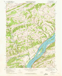 Dalmatia 1969 topographic map thumbnail
