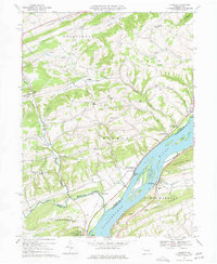 Dalmatia 1969 topographic map thumbnail
