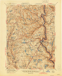 Damascus 1923 topographic map preview