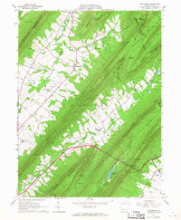 Doylesburg 1966 topographic map thumbnail