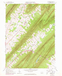 Doylesburg 1966 topographic map thumbnail