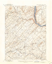 Doylestown 1891 topographic map thumbnail