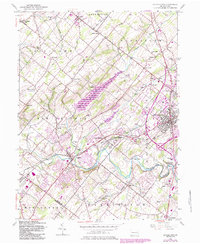 Doylestown 1953 topographic map thumbnail