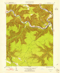 Driftwood 1945 topographic map thumbnail