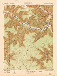 Driftwood 1947 topographic map thumbnail