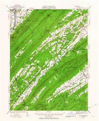 East Waterford 1936 topographic map thumbnail