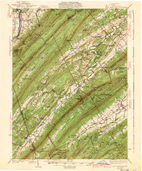 East Waterford topographic map thumbnail