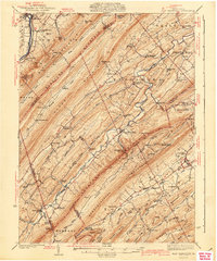 East Waterford 1941 topographic map thumbnail