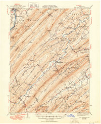 East Waterford 1941 topographic map thumbnail