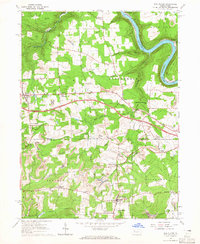Eau Claire 1963 topographic map thumbnail