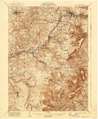 Ebensburg 1904 topographic map thumbnail