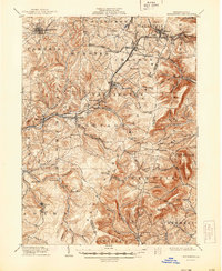 Ebensburg 1904 topographic map thumbnail