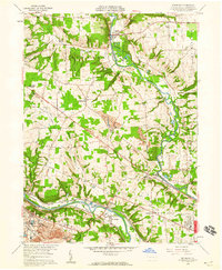 Edinburg 1958 topographic map thumbnail