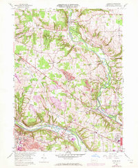 Edinburg 1958 topographic map thumbnail