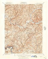 Elders Ridge 1902 topographic map thumbnail
