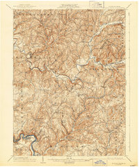 Elders Ridge 1904 topographic map thumbnail
