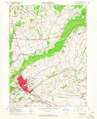 Elizabethtown 1964 topographic map thumbnail