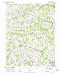 Hackett 1953 topographic map preview