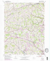 Hackett 1953 topographic map preview