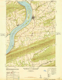 Halifax 1947 topographic map thumbnail
