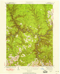 Hallton 1940 topographic map thumbnail