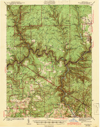 Hallton 1943 topographic map thumbnail