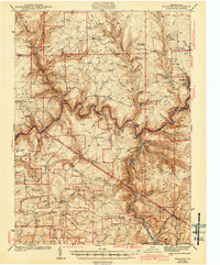 Hallton 1943 topographic map thumbnail