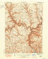 Hallton 1943 topographic map thumbnail
