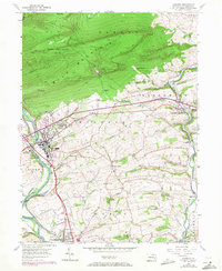 Hamburg 1956 topographic map thumbnail