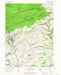 Hamburg 1956 topographic map thumbnail