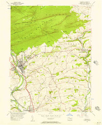 Hamburg 1956 topographic map thumbnail