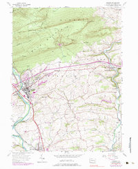 Hamburg 1956 topographic map thumbnail