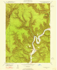Hammersley Fork 1946 topographic map thumbnail