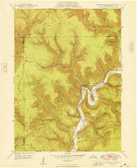 Hammersley Fork 1948 topographic map preview