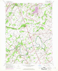 Hampton 1944 topographic map thumbnail