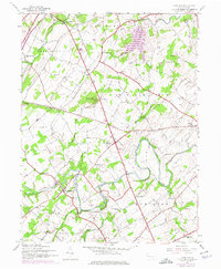 Hampton 1944 topographic map thumbnail