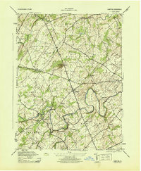 Hampton 1944 topographic map thumbnail