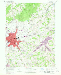 Hanover 1954 topographic map thumbnail